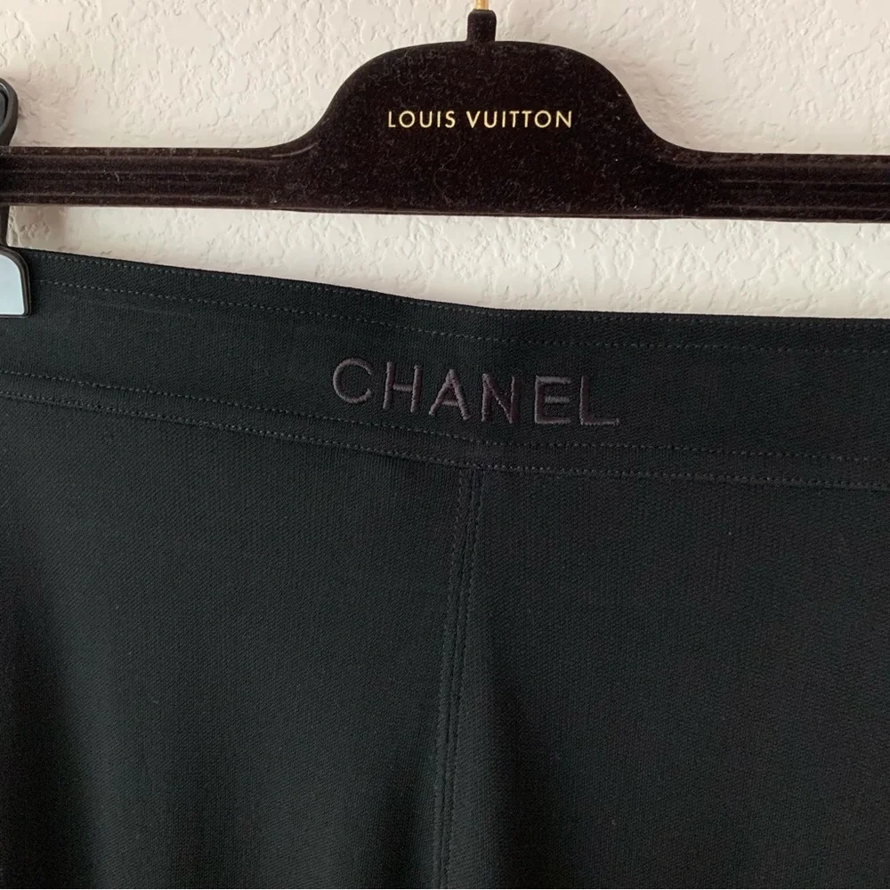 Chanel embroidered black ballet skirt